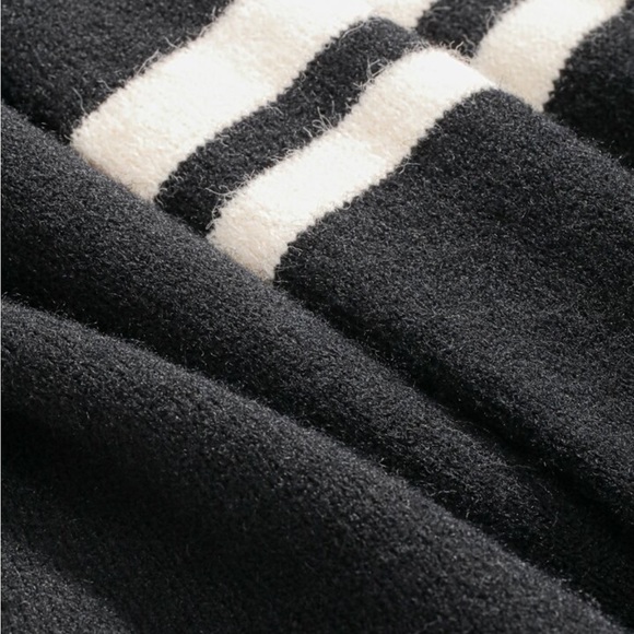 Stripe pattern drop shoulder cardigan - Picture 6 of 9